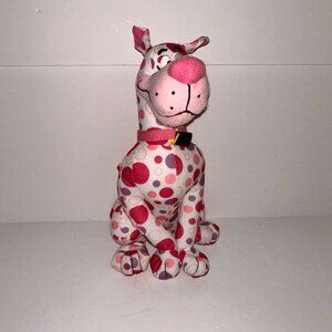 Scooby doo Polka Dots Hanna Barbera Toy Factory 2010 Plush Toy NTW 14 Inches